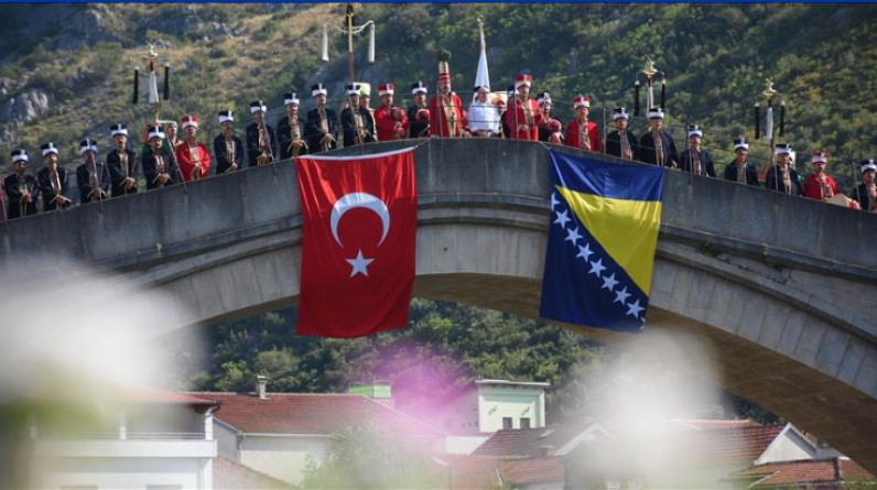 Milli Savunma Bakanlığı Mehteran Birliği, Mostar'da  konser verdi