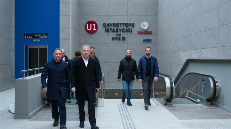 İstanbul Valisi Gül, Gayrettepe-İstanbul Havalimanı Metro Hattı'nı  inceledi